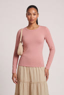 Classic Crew Neck Long Sleeve Tee