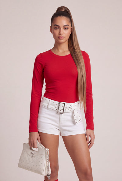 Long Sleeve Crew Neck Tee