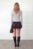 Erin Scoop Neck Long Sleeve Classic Top