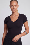 Classic V-Neck Short Sleeve T-Shirt