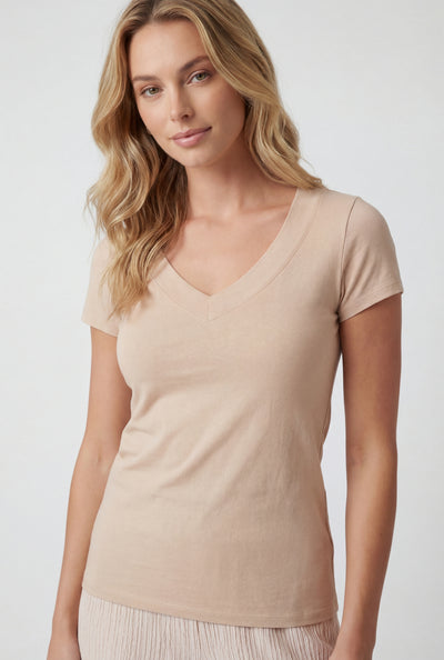 Classic V-Neck Short Sleeve T-Shirt