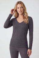 Akira V-Neck Long Sleeve Tee