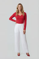 Akira V-Neck Long Sleeve Tee
