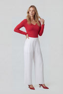 Akira V-Neck Long Sleeve Tee