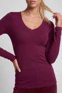 Akira V-Neck Long Sleeve Tee